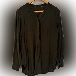 Elegant Dark Green Women's Top